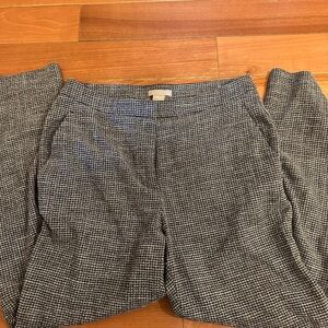 H&M Black and White Tweed Pants
